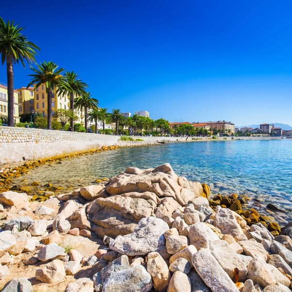 Air France Meta ad example started 2026-02-27: Our offers to Abidjan, Our offers to Accra, Our offers to Ajaccio - Corsica, Our offers to Atlanta, Our offers to Brest, Our offers to Bastia - Corsica