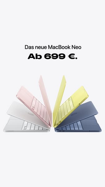 Apple Meta ad example started 2026-03-28: MacBook Neo kaufen
