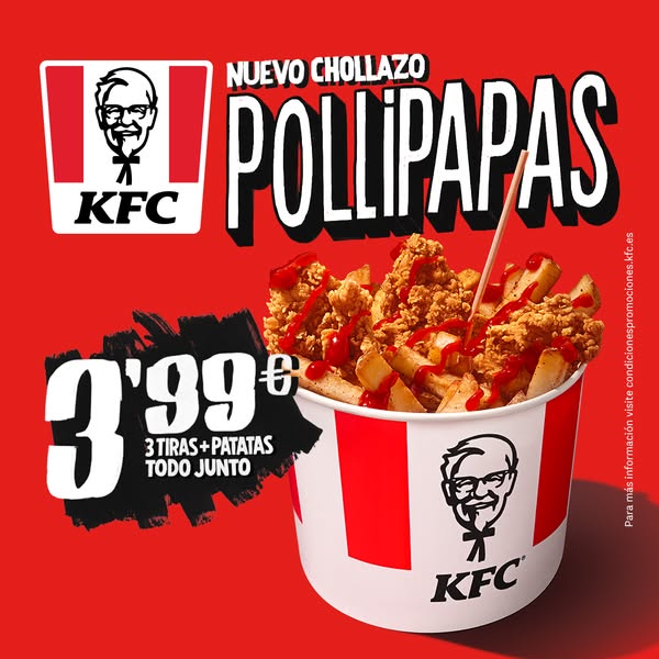 KFC Meta ad example started 2026-04-22: KFC ESPAÑA, KFC ESPAÑA, KFC ESPAÑA