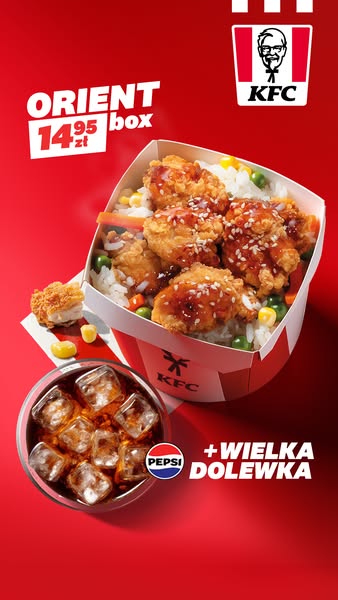KFC Meta ad example started 2026-04-26: 3 smaki. 1 wybór., 3 smaki. 1 wybór., 3 smaki. 1 wybór., 3 smaki. 1 wybór., 3 smaki. 1 wybór., 3 smaki. 1 wybór.