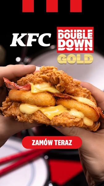 KFC Meta ad example started 2026-04-24: Podwójnie złocista nowość 🪙🪙, Podwójnie złocista nowość 🪙🪙