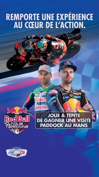 Red Bull Meta ad example started 2026-04-21: Red Bull Tous Terrains, Red Bull Tous Terrains, Red Bull Tous Terrains, Red Bull Tous Terrains