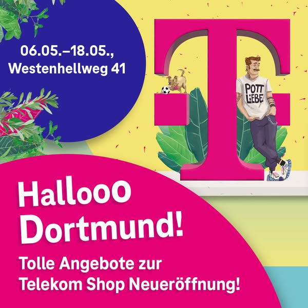 Deutsche Telekom Meta ad example started 2026-04-30: Komm vorbei und feier mit uns!, Komm vorbei und feier mit uns!, Komm vorbei und feier mit uns!, Komm vorbei und feier mit uns!
